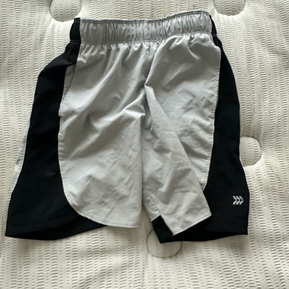 Men's Black and Gray Athletic Shorts